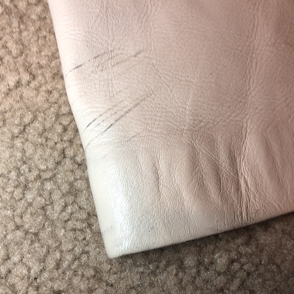 Vintage VS2 Vakko 100% Lamb Leather Ivory Pants Size 8 - Picture 7 of 7